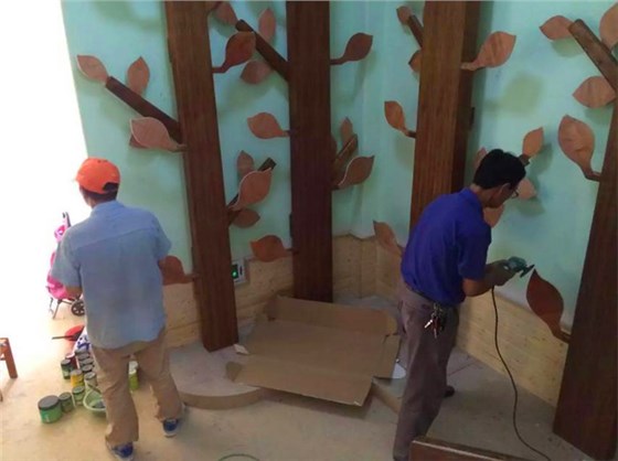 文化墙彩绘建设