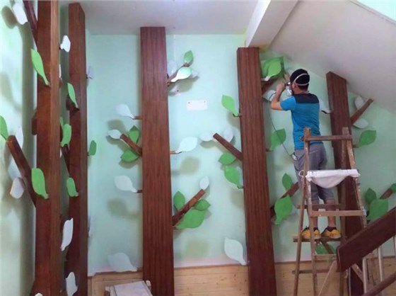 文化墙彩绘建设